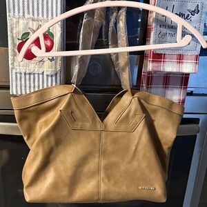 Luxe bold boho brown bag